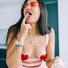 Load image into Gallery viewer, Everyday Reusable: Liquid Red Heart with Mini Hearts Reusable Nipple Pasties by Pastease® Everyday o/s