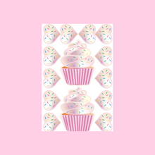 Load image into Gallery viewer, The Tastease: Cake Batter Edible Pasties & Pecker Wraps Candy by Pastease®. Pack of edible cake and sprinkles flavoured nipple covers on a pastel pink background. Perfect for festivals, pride, burlesque, raves, only fans content or parties.