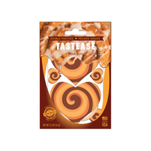 Load image into Gallery viewer, Tastease: Cinna-Buns Edible Pasties & Pecker Wrap by Pastease® o/s. Pack of edible cinna-bun flavoured nipple covers on a white background. Perfect for a festival, pride, burlesque performance, only fans content or a party.