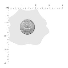 Load image into Gallery viewer, Size guide for the Rose: Red Glitter Velvet Blooming Rose Nipple Pasties by PasteaseĀ® o/s on a white background.