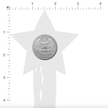 Load image into Gallery viewer, Size guide for the Tassel Pasties: Black Sparkle Star Nipple Pasties by Pastease on a white background.