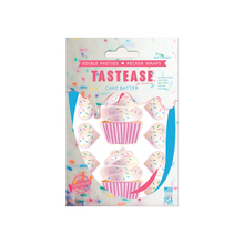 Load image into Gallery viewer, The Tastease: Cake Batter Edible Pasties &amp; Pecker Wraps Candy by Pastease®. Pack of edible cake and sprinkles flavoured nipple covers on a white background. Perfect for festivals, pride, burlesque, raves, only fans content or parties.
